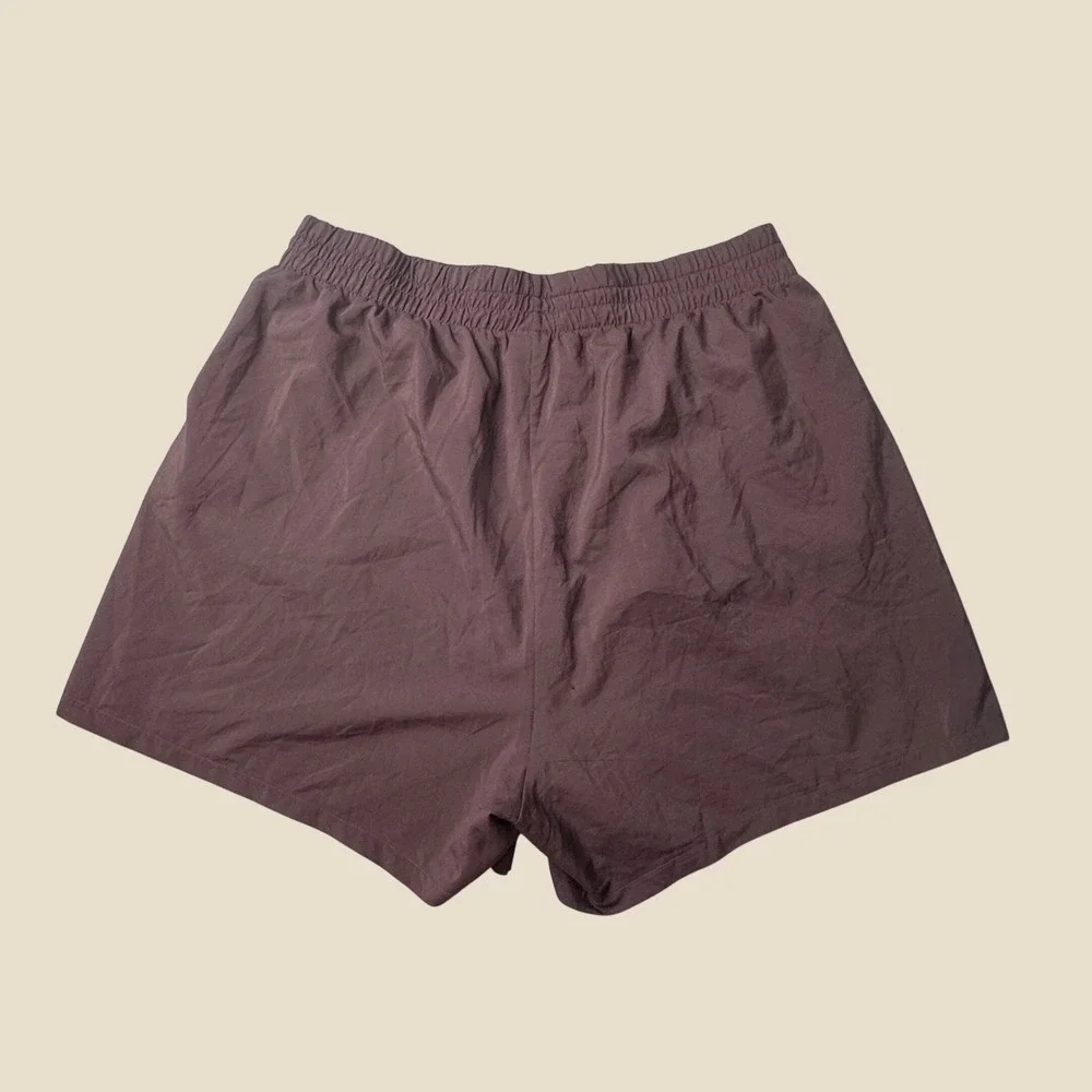 Gymshark Shorts Womens L B5A2F Training Brown Activewear Pockets Gym Running